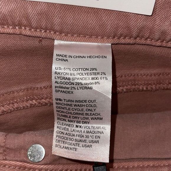 Chico’s So Slimming Girlfriend Ankle Jeans 3R‎ US 16R Vintage Mauve NWT - Picture 9 of 12